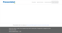 Desktop Screenshot of procacciatori.net
