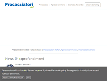 Tablet Screenshot of procacciatori.net